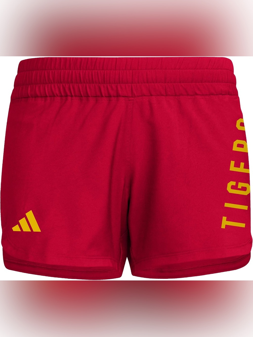 Adidas Grambling State Tigers Shorts Red Gold HBCU College Athletic Shorts NWT